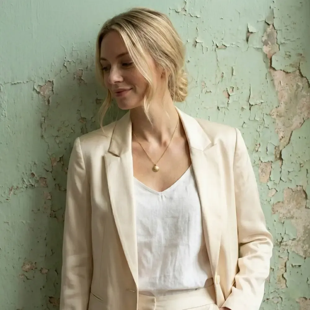 Halskette Joyce Sterling Silber mit Muschel Anhänger